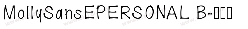 MollySansEPERSONAL B字体转换